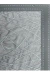 19793 KUMAŞ/YERLİ/LEZ/POLYESTER/SÜZENELİ/FİLE/ANTRASİT ZEMİN/GRİ İP/150 CM
