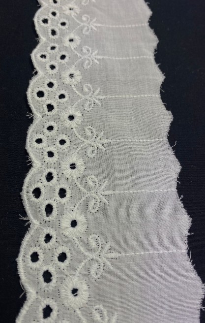 6,5 cm Kasar İşlemeli Vual Brode Bant