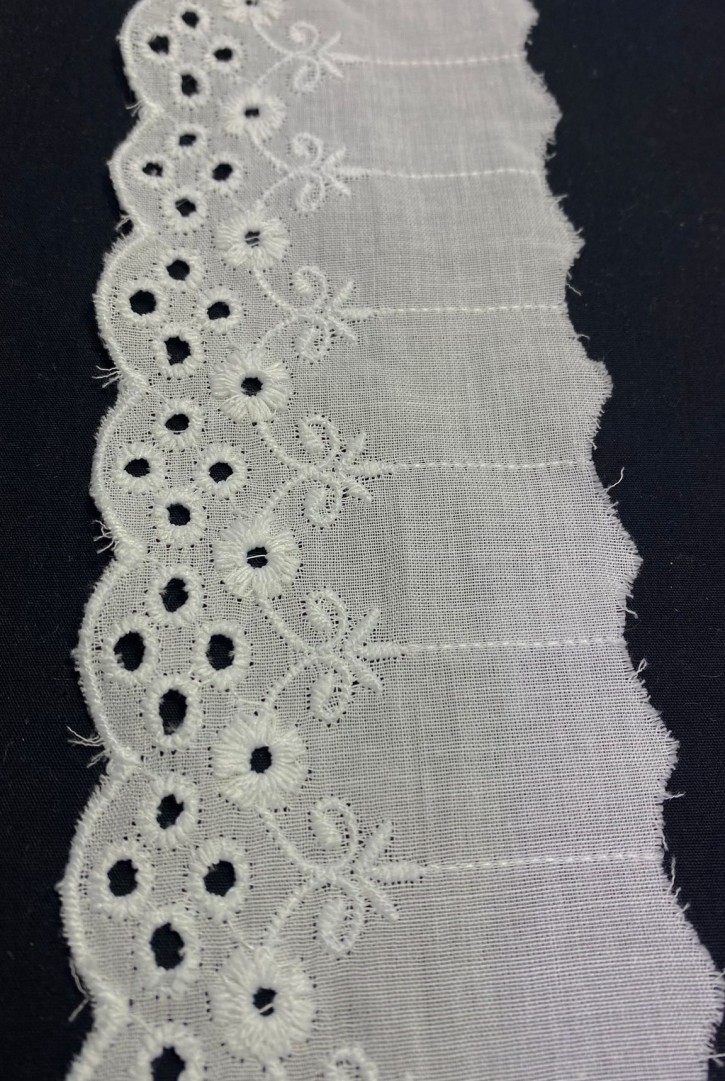 6,5 cm Kasar İşlemeli Vual Brode Bant