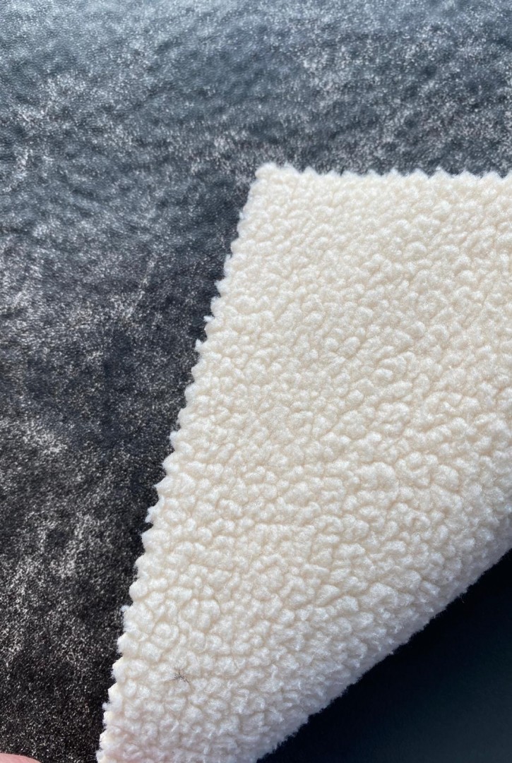 22567 KUMAŞ/YERLİ/LEZ/POLYESTER PU PVC/KAHVE DERİ/BEJ KÜRK/140 CM