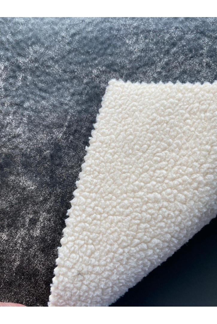 22567 KUMAŞ/YERLİ/LEZ/POLYESTER PU PVC/KAHVE DERİ/BEJ KÜRK/140 CM