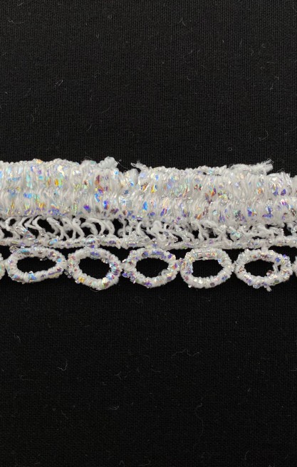 2 cm Hologram Ham Güpür Bant, Yerli Polyester