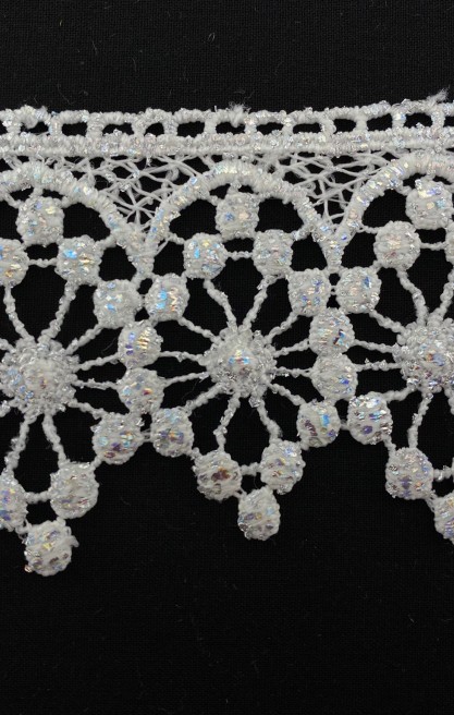 6.5 cm Hologram Güpür Brode Bant, Yerli