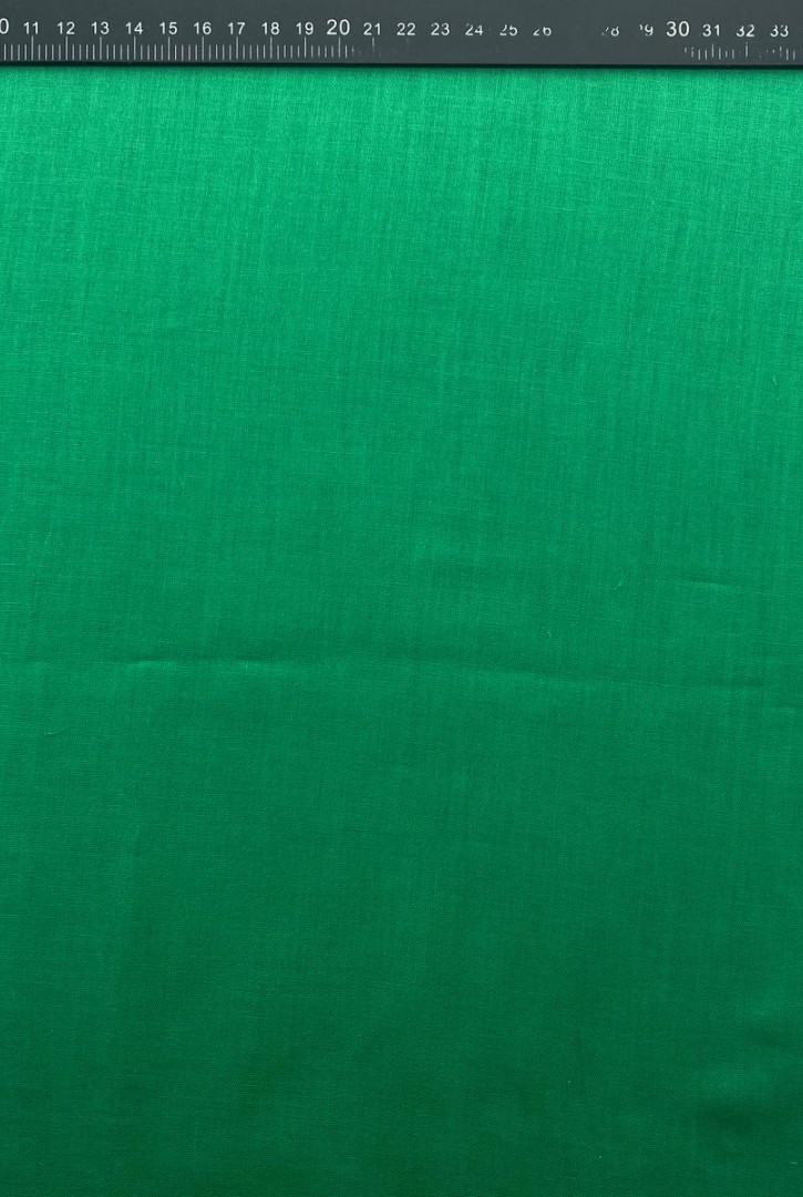 Benetton Yeşili Astar Pamuk Vual Brode Kumaş