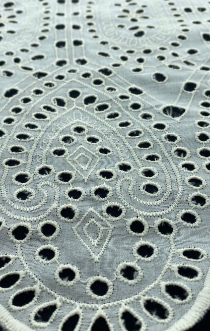 Taş Renk Mat Polyester Vual Brode