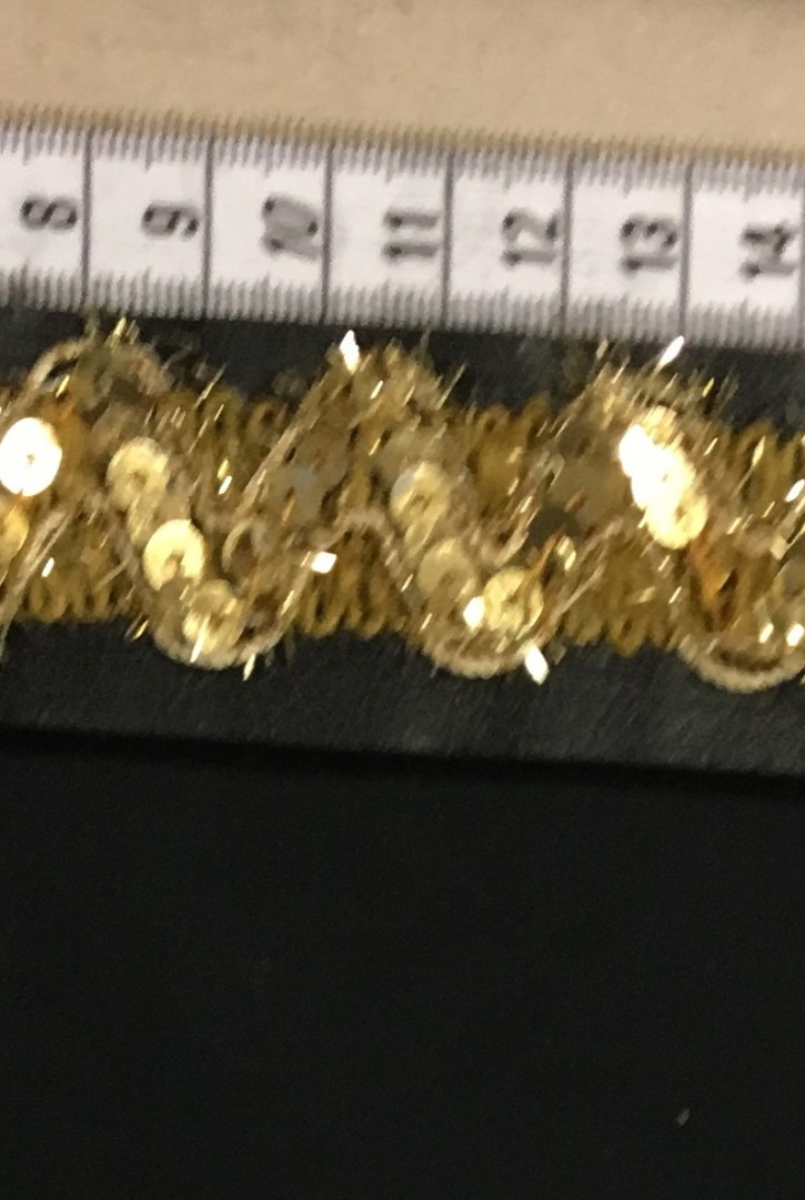 Gümüş Gold Sakallı Pullu PU Şerit