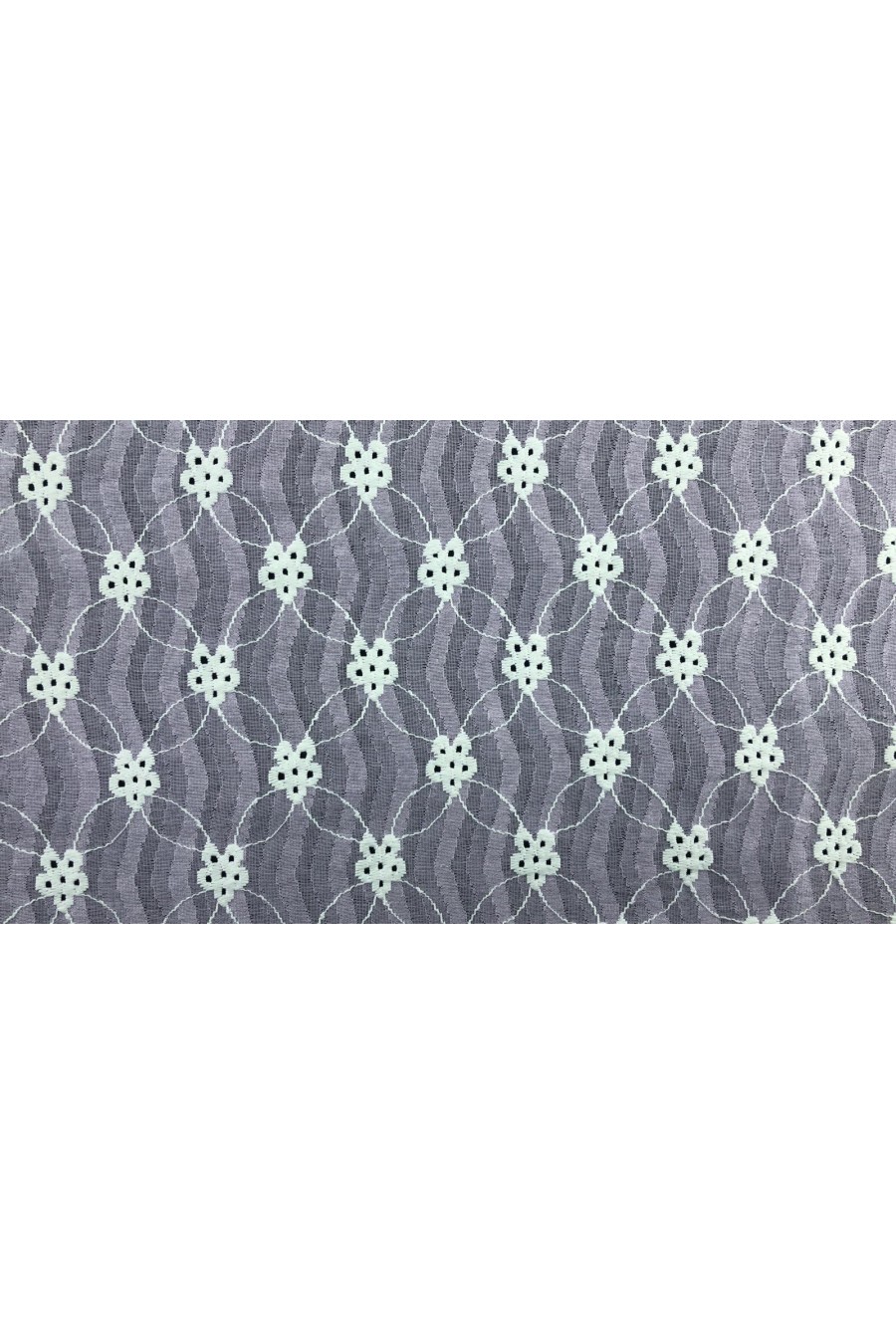 Lila Pamuk Naylon Dantel, 145 cm