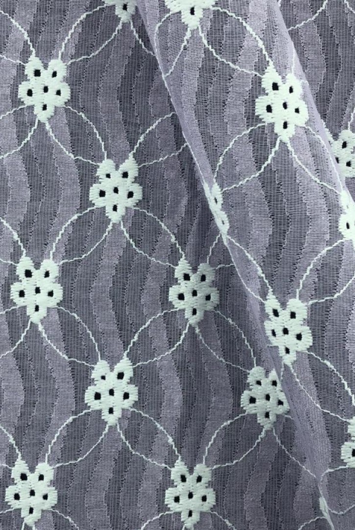 Lila Pamuk Naylon Dantel, 145 cm