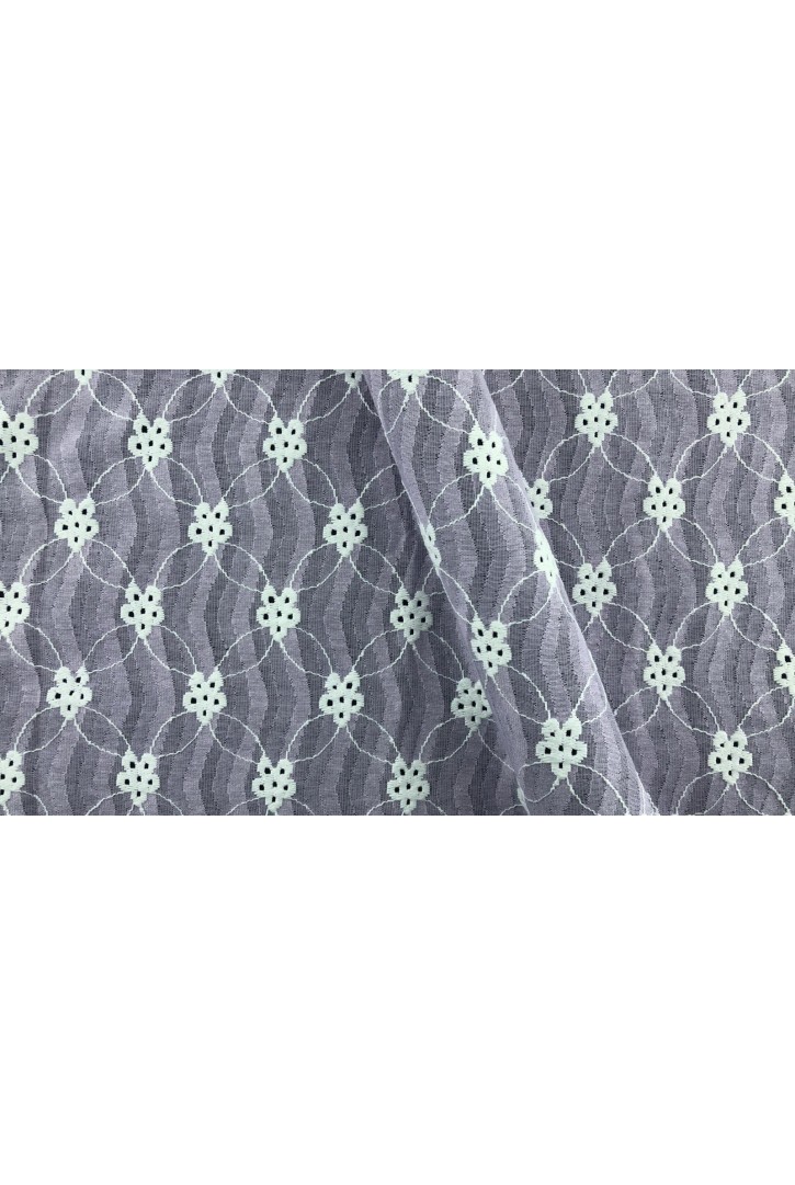 Lila Pamuk Naylon Dantel, 145 cm