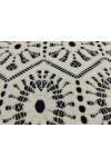 Bej Lekeli Şardonlu Dantel Pano - Micro Polyester (11676)