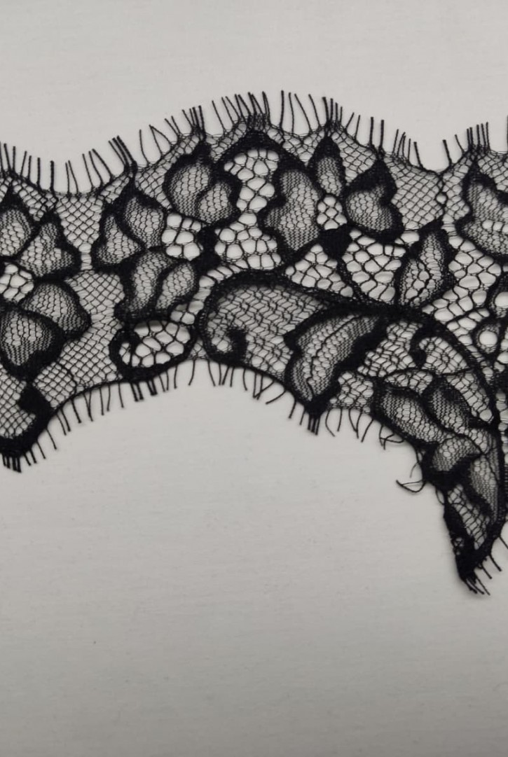 22916 DANTEL/İTHAL/BANT/NAYLON/SİYAH/11 CM