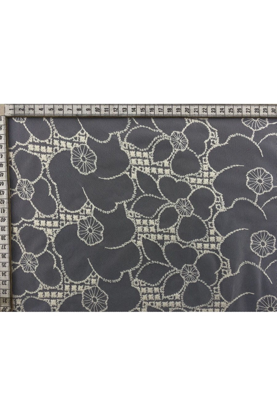 Tül Üzeri Pamuklu Ham Brode