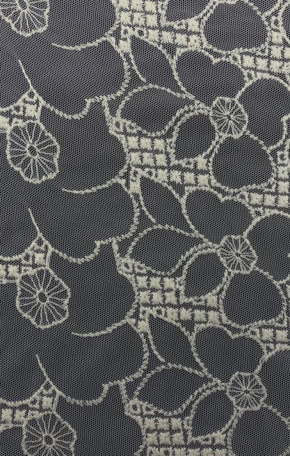 Tül Üzeri Pamuklu Ham Brode