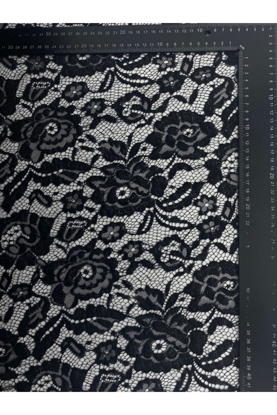 Siyah Kordlu Pamuk Dantel