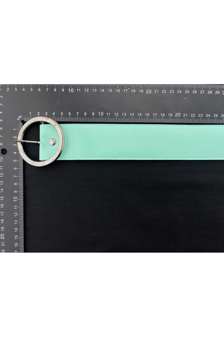 15070-ADET Suni Deri Kemer, Mint Renk, 105 cm