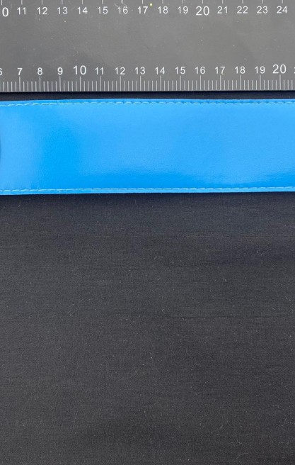 Mavi Suni Deri Kemer - 100 cm