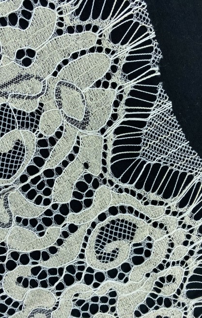 Fikse İşlemli Pamuk Polyester Dantel - Lot 2