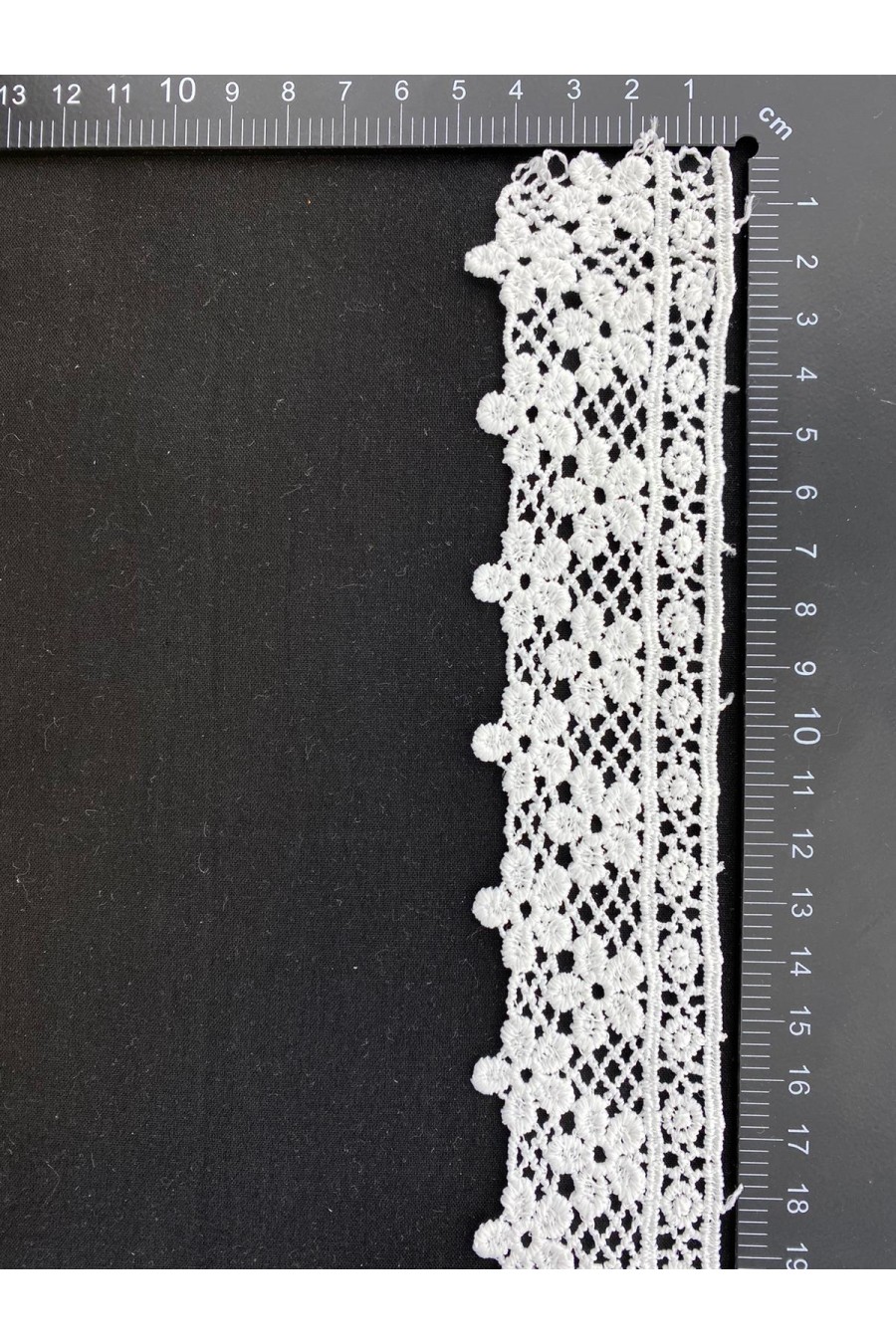 Ham Düz Güpür Brode Bant - Yerli Polyester (5856)