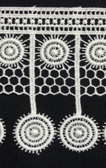 Ham Mat Polyester Güpür Brode Bant