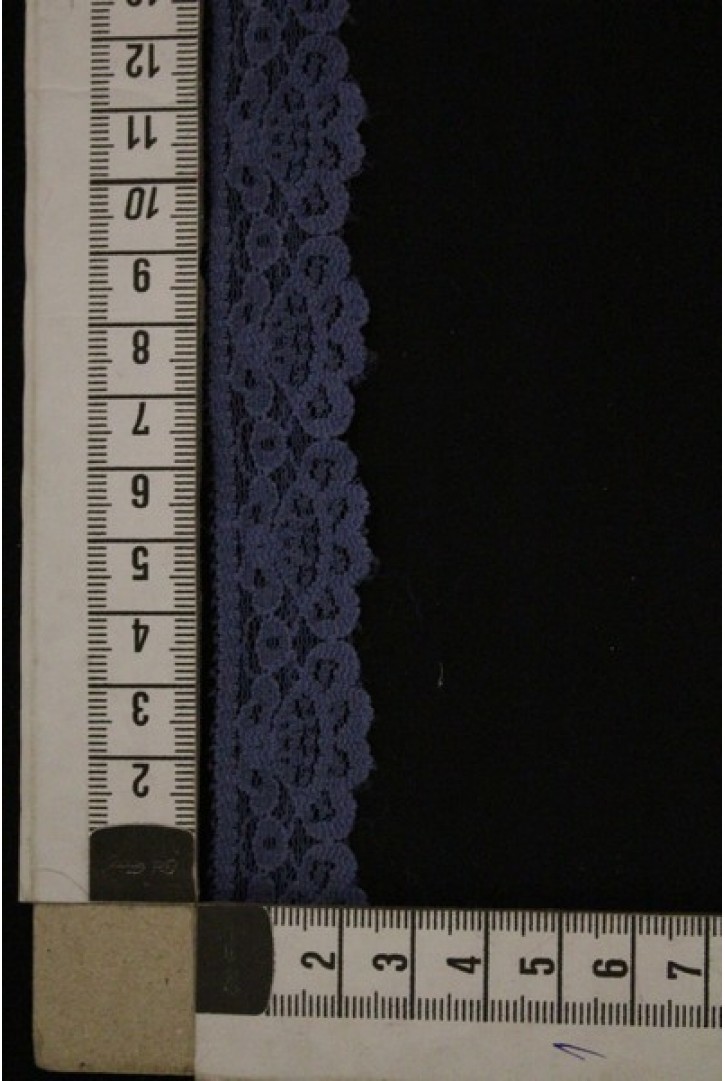 Mat Lila Polyester Dantel