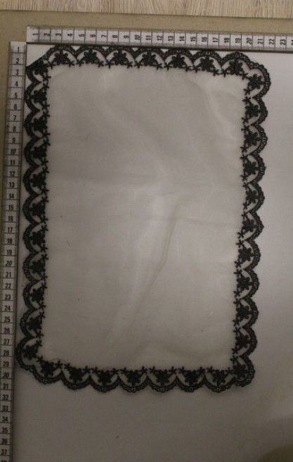 Tül Üzeri Antrasit Renkli Aksesuar