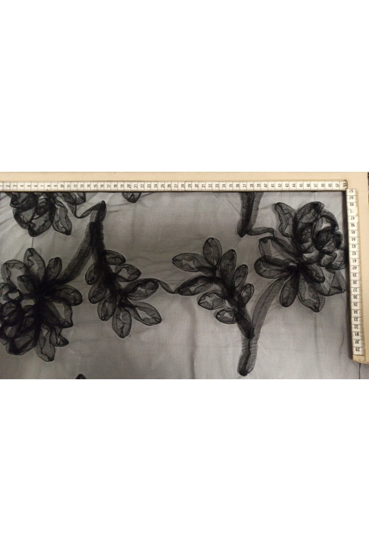 Süzeneli Siyah Tül