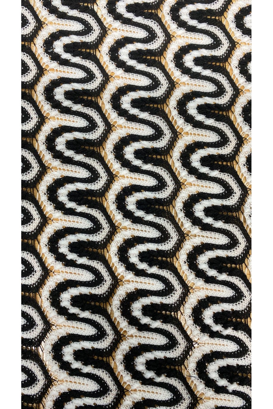 22466 KUMAŞ/YERLİ/LEZ/ÖRME/POLYESTER/KAHVE-BEYAZ/160 CM