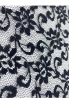 Siyah Polyester Dantel, Yerli, 150 cm
