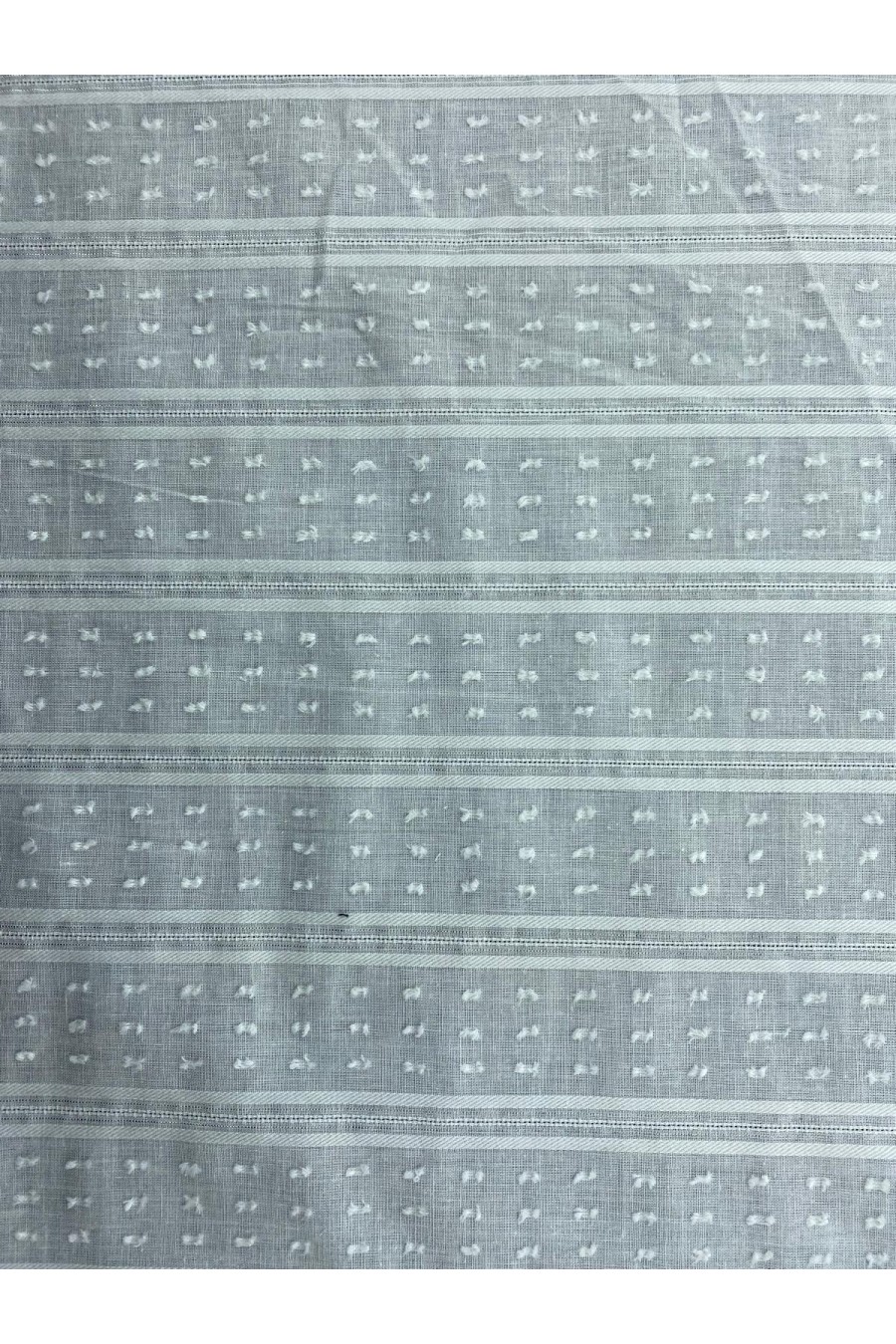 19374 KUMAŞ/İTHAL/LEZ/POLYESTER/VUAL/OFF WHITE/135 CM