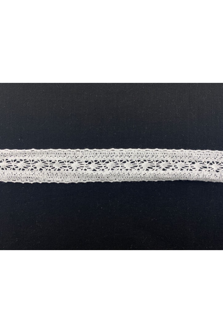 Kasar İşlemeli Pamuk Kopanakili Yerli Dantel Bant - 3 cm