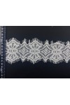 22970 DANTEL/İTHAL/BANT/PAMUK POLYESTER/KORDLU/BEYAZ/9 CM