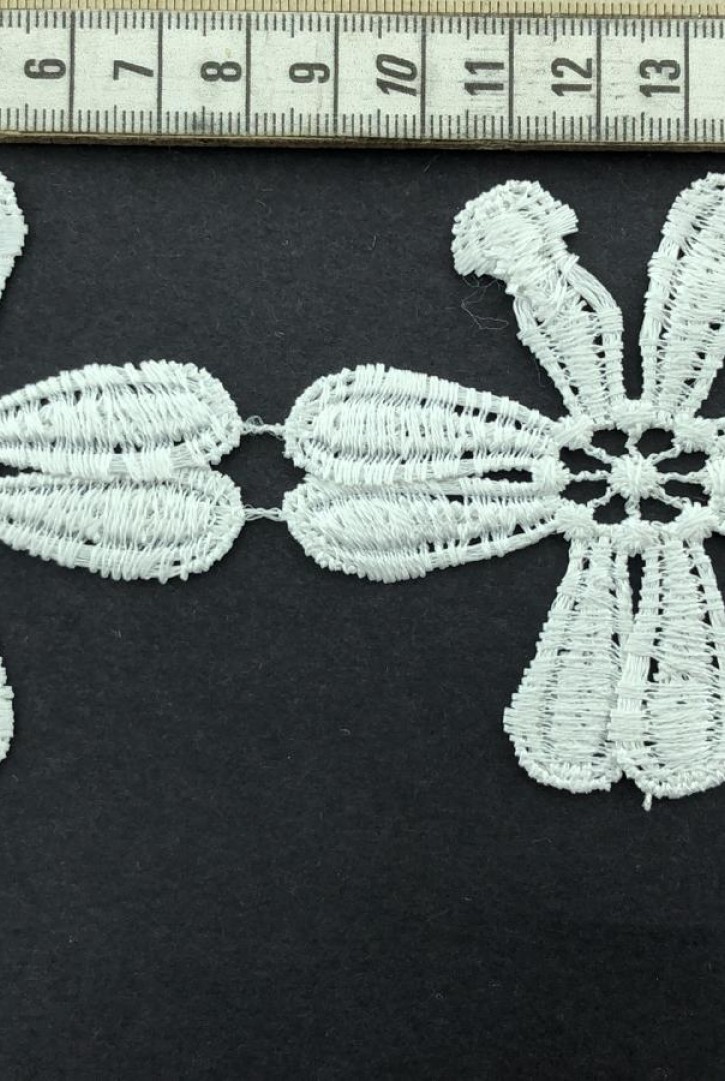 Brode Yerli Güpür Bant Parlak Polyester Ham 7 CM