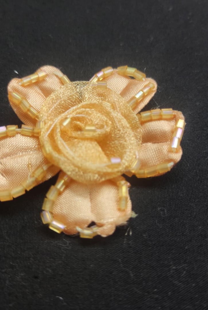 7254 AKSESUAR/BROŞ/BONCUKLU/3 BOYUTLU/TURUNCU