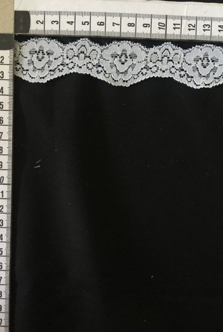 7157/DANTEL/BANT/POLYESTER/LİKRALI/BEYAZ