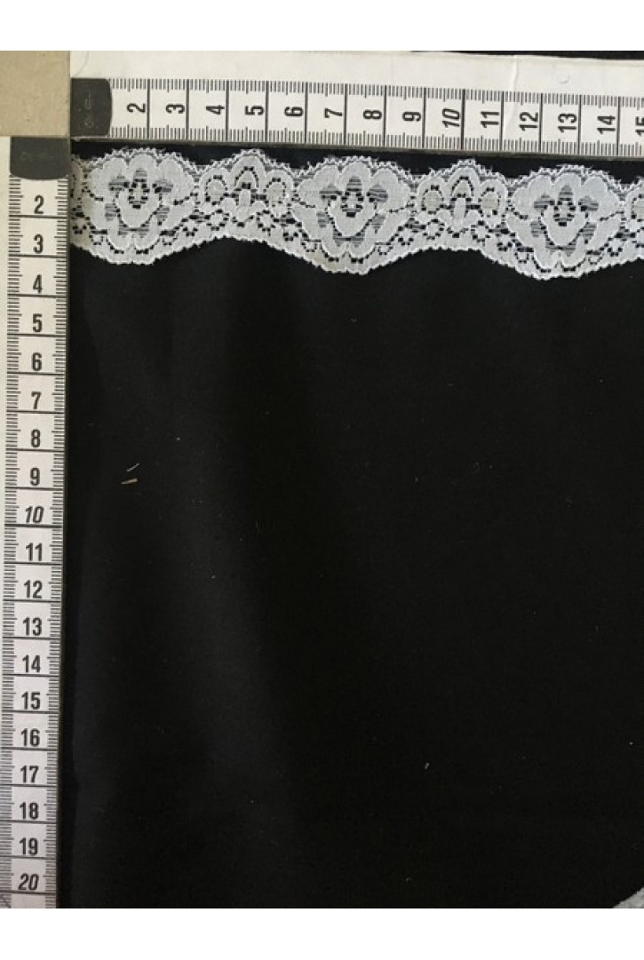 7157/DANTEL/BANT/POLYESTER/LİKRALI/BEYAZ