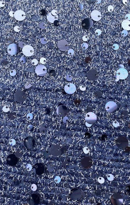 Lacivert Sakallı Payet Kumaş, Anali-Kızlı