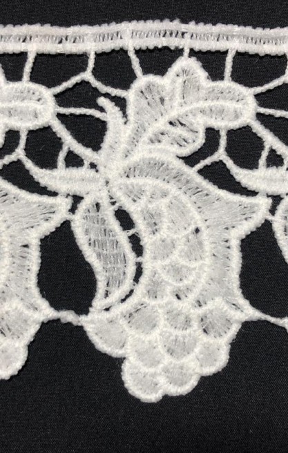 Ham Mat Polyester Güpür Brode Bant