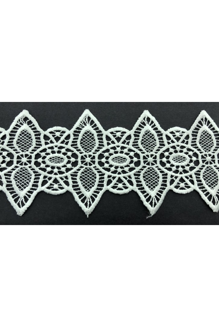 Parlak Ham Güpür Brode Bant, 10 cm