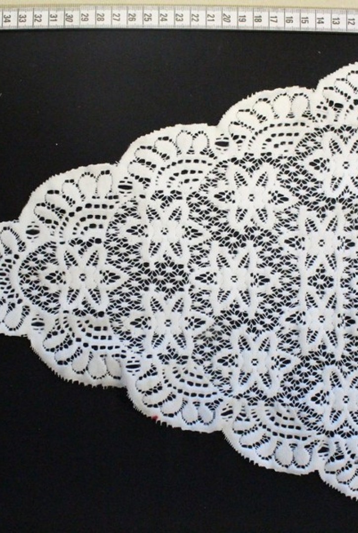 Ham Polyester Dantel Yaka