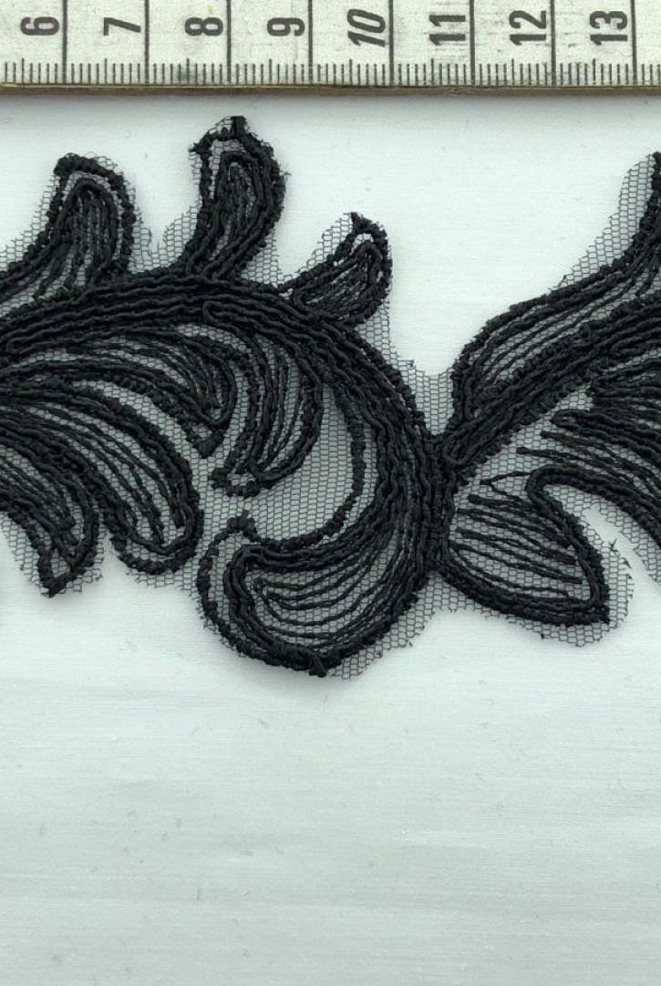 5320 BRODE/YERLİ/BANT/POLYESTER/KORDLU/SİYAH