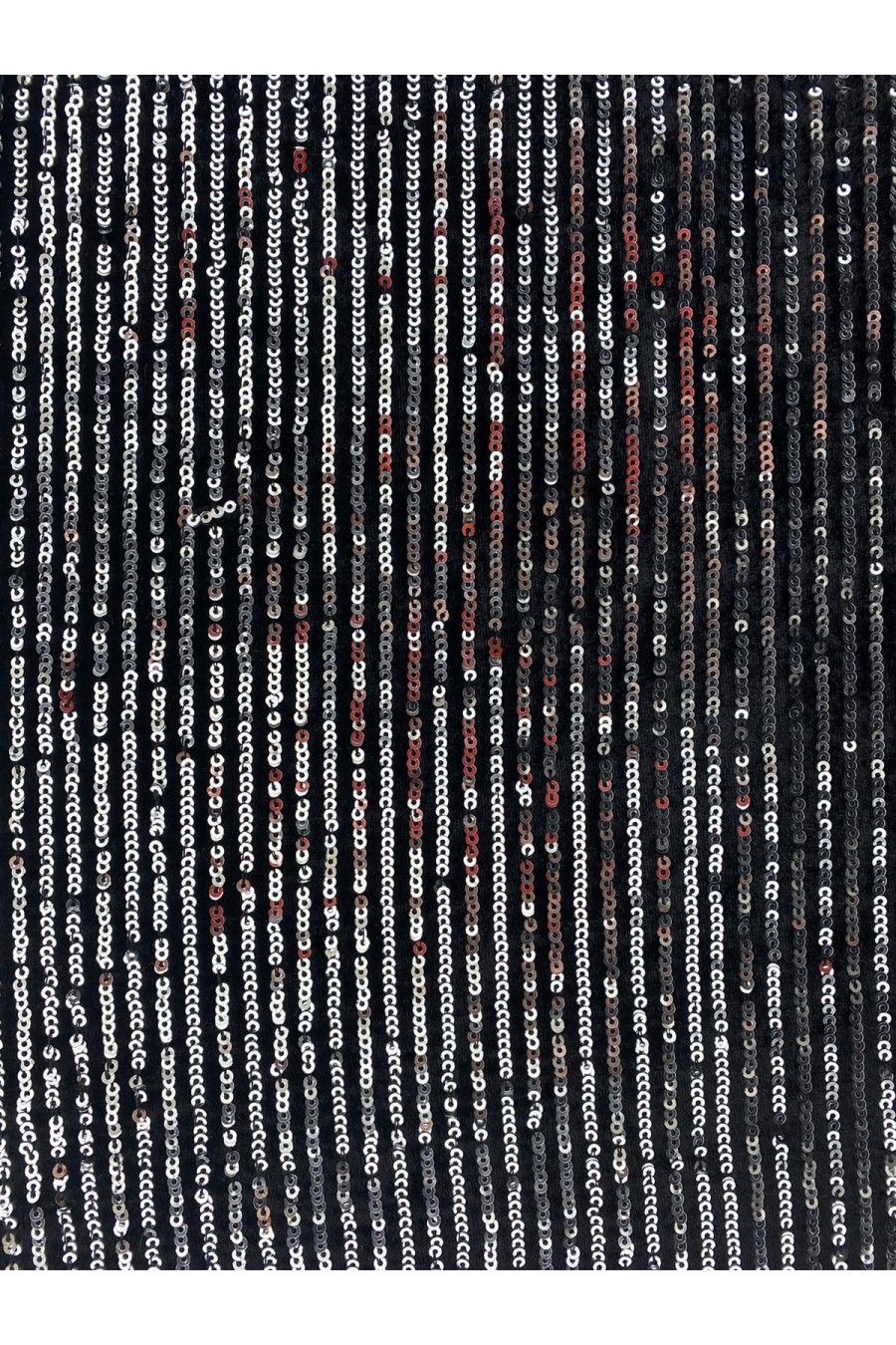 Siyah Zara Payet Kumaş, Siyah Kadife Zemin