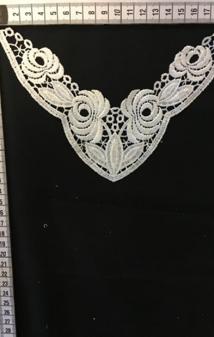 4195/BRODE/YAKA/POLYESTER/BEYAZ