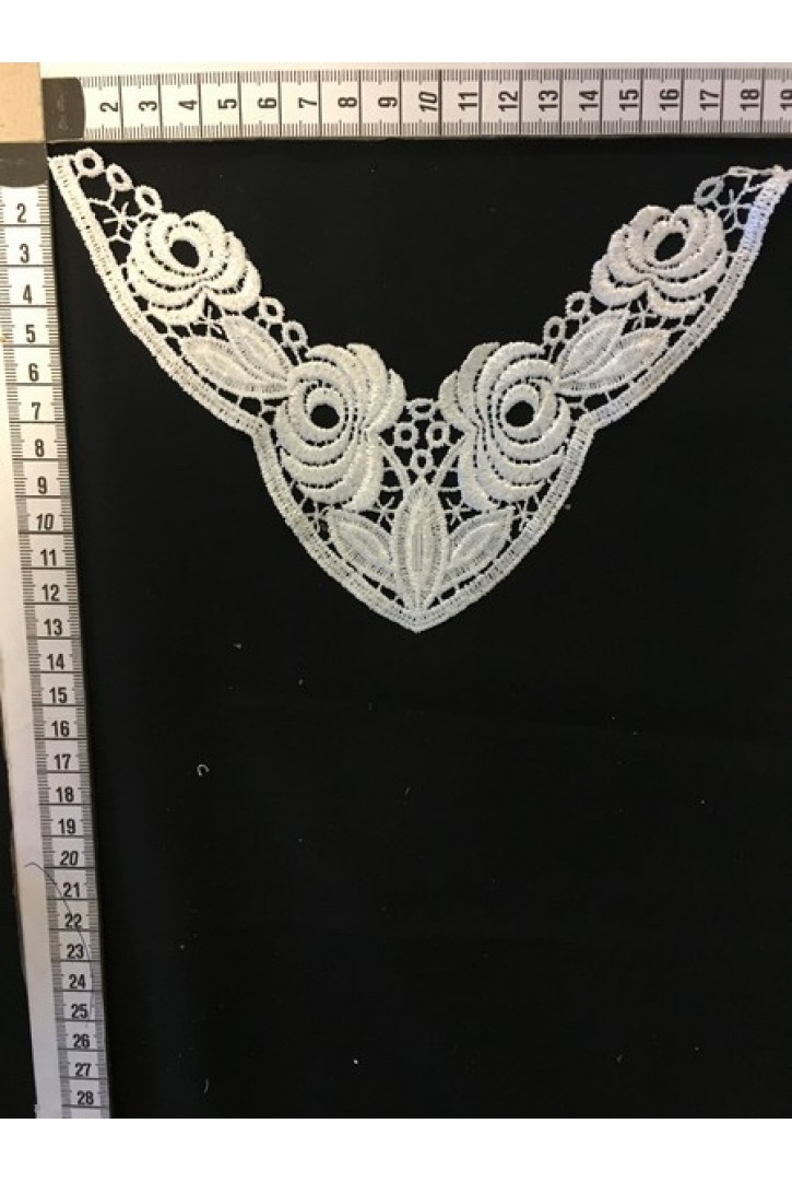 4195/BRODE/YAKA/POLYESTER/BEYAZ