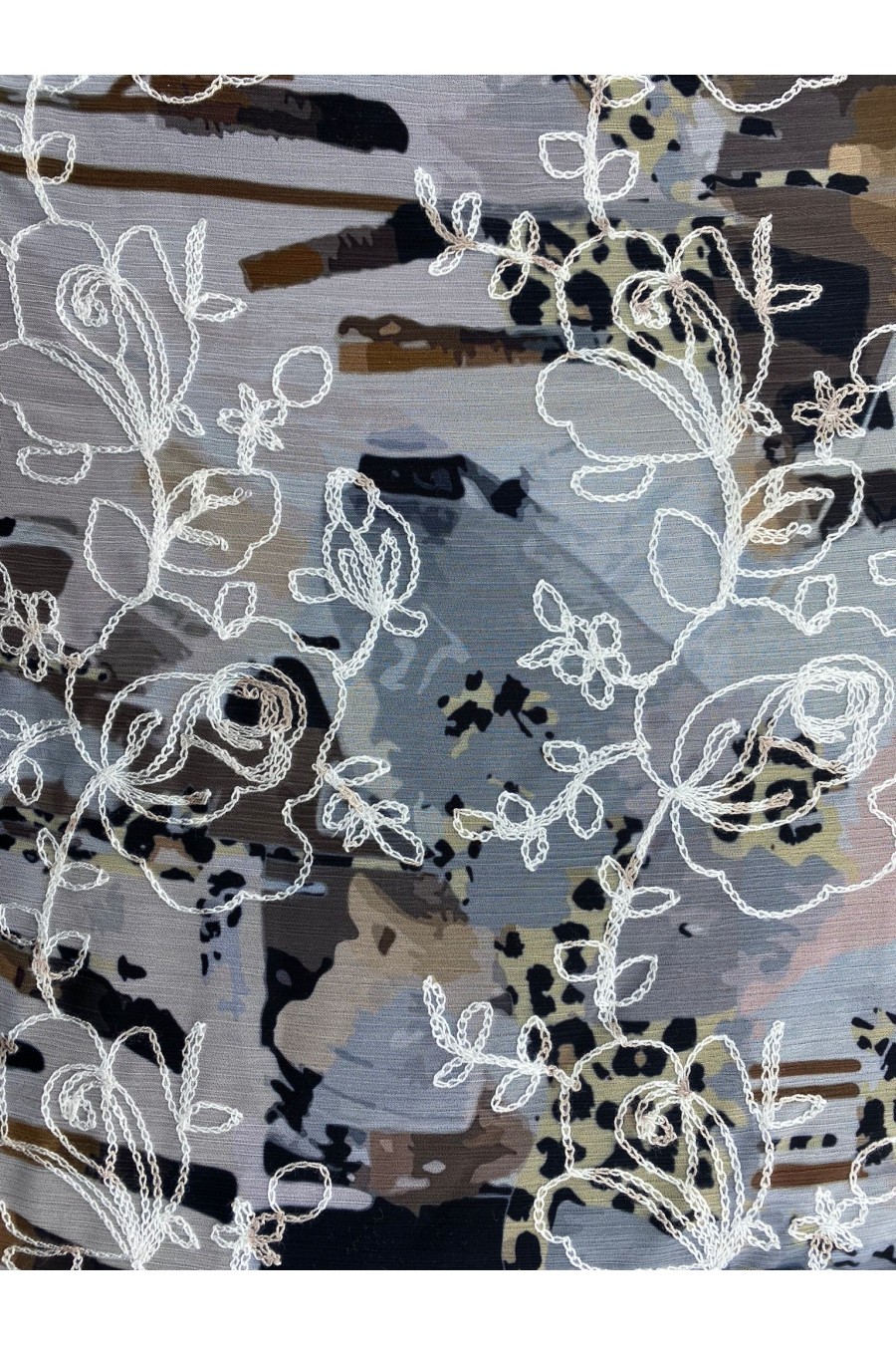 20042 BRODE/YERLİ/LEZ/POLYESTER/KAHVE-BEYAZ/130 CM