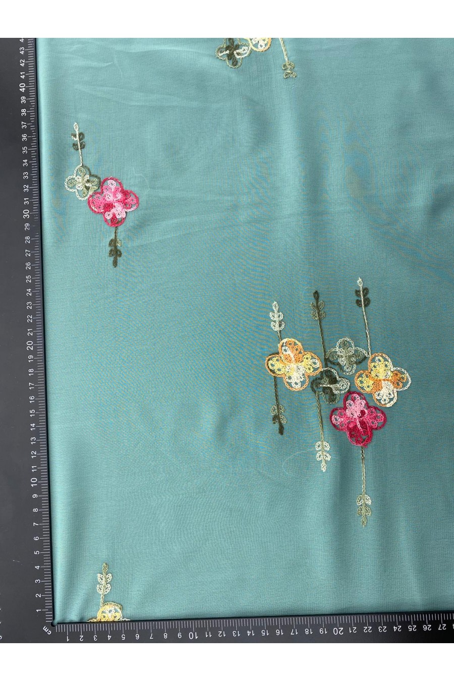 Mint Renkli Şifon Kumaş