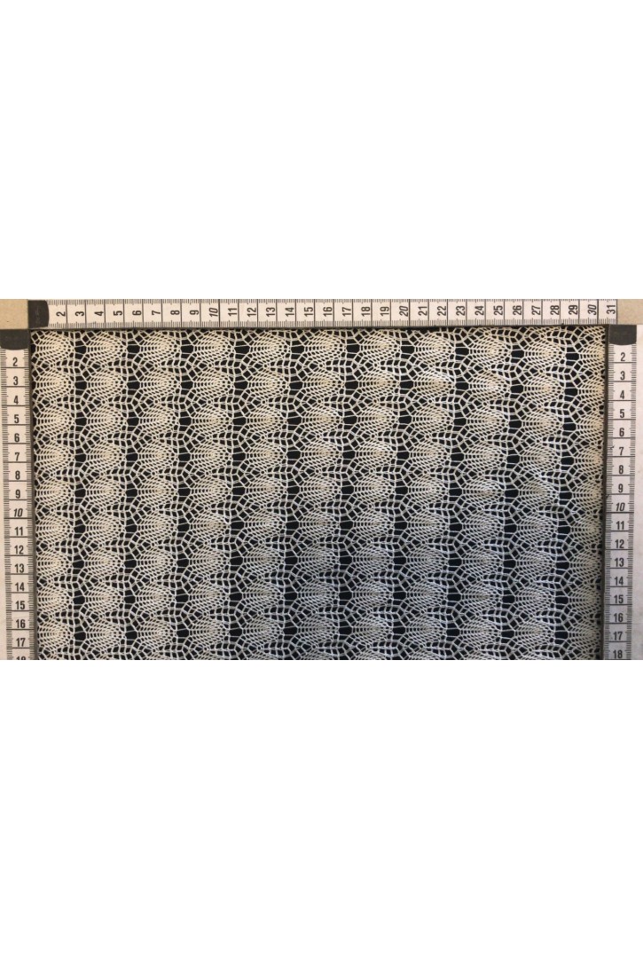 Ham Renk Polyester Dantel, 150 cm