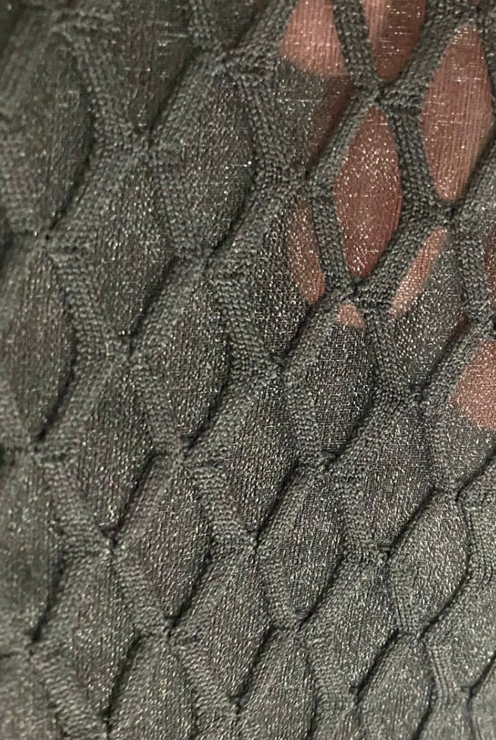 20959 KUMAŞ/YERLİ/LEZ/CAM ORGANZE/ÜST FİLE/SİYAH/150 CM