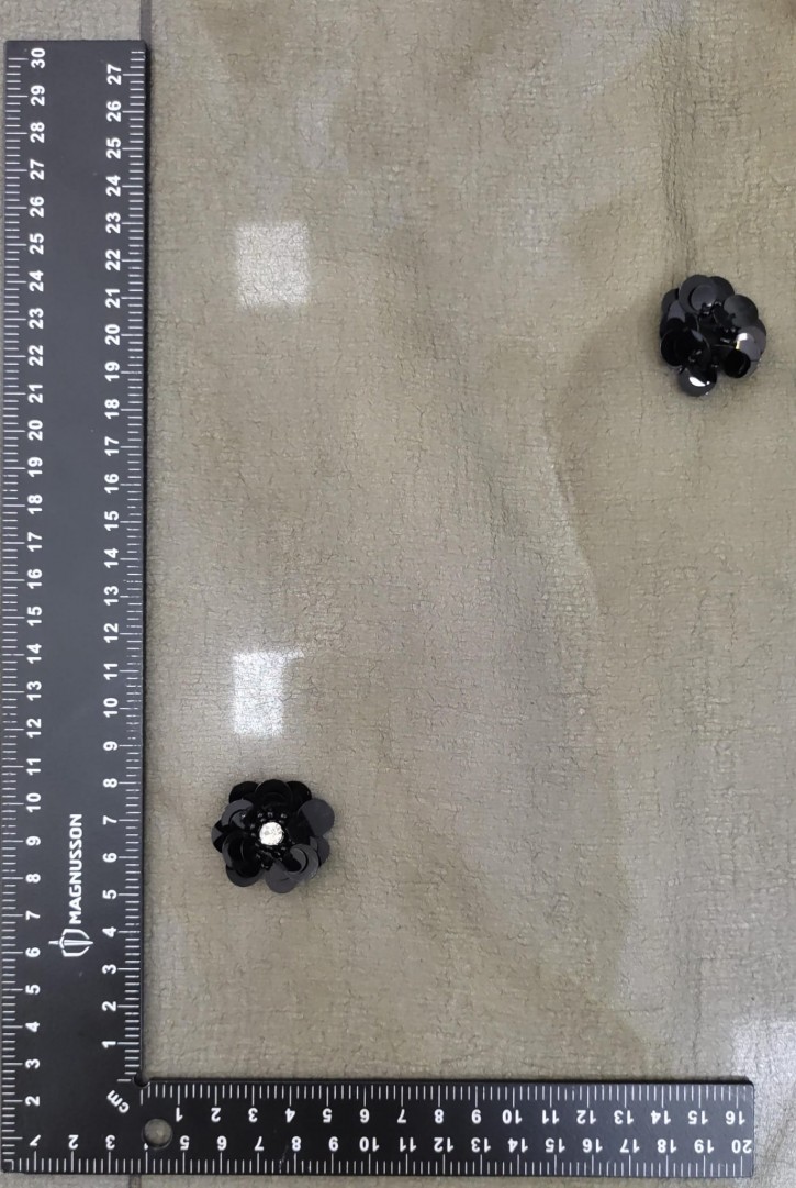 20779 KUMAŞ/YERLİ/LEZ/POLYESTER/DALYAN ORGANZE/SİYAH/150 CM