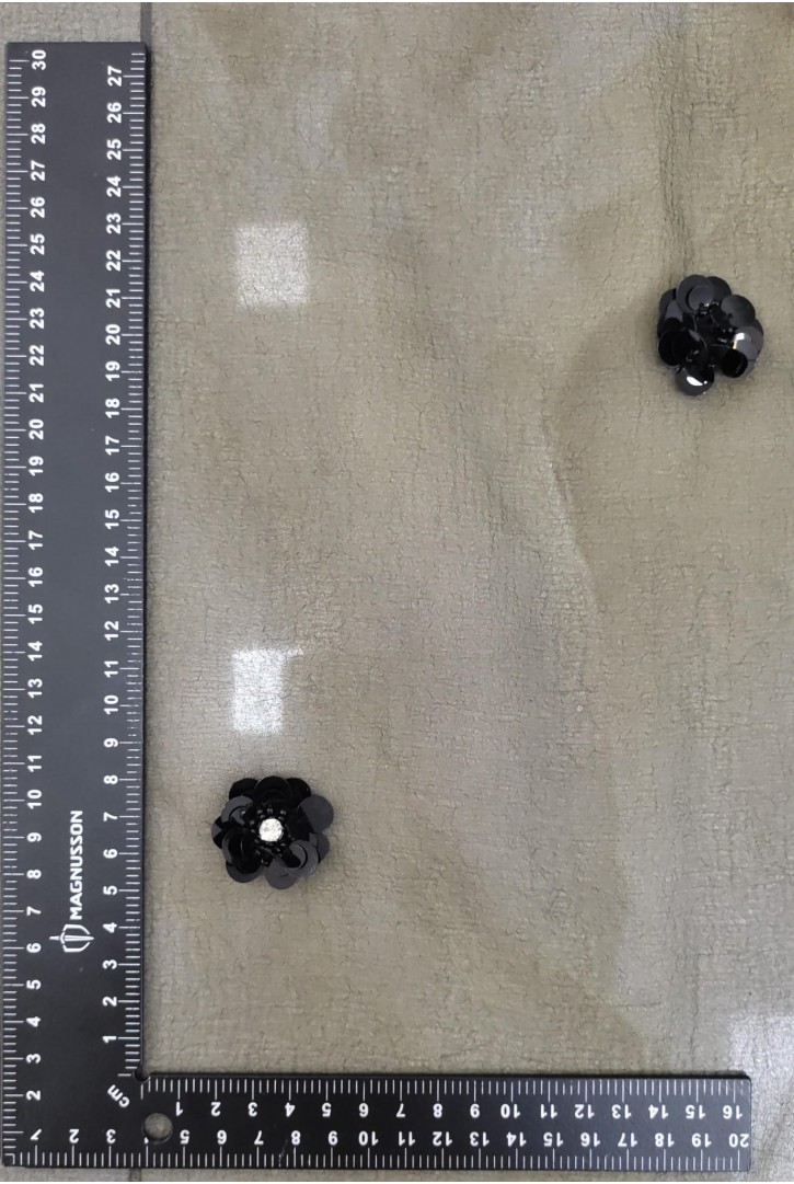 20779 KUMAŞ/YERLİ/LEZ/POLYESTER/DALYAN ORGANZE/SİYAH/150 CM