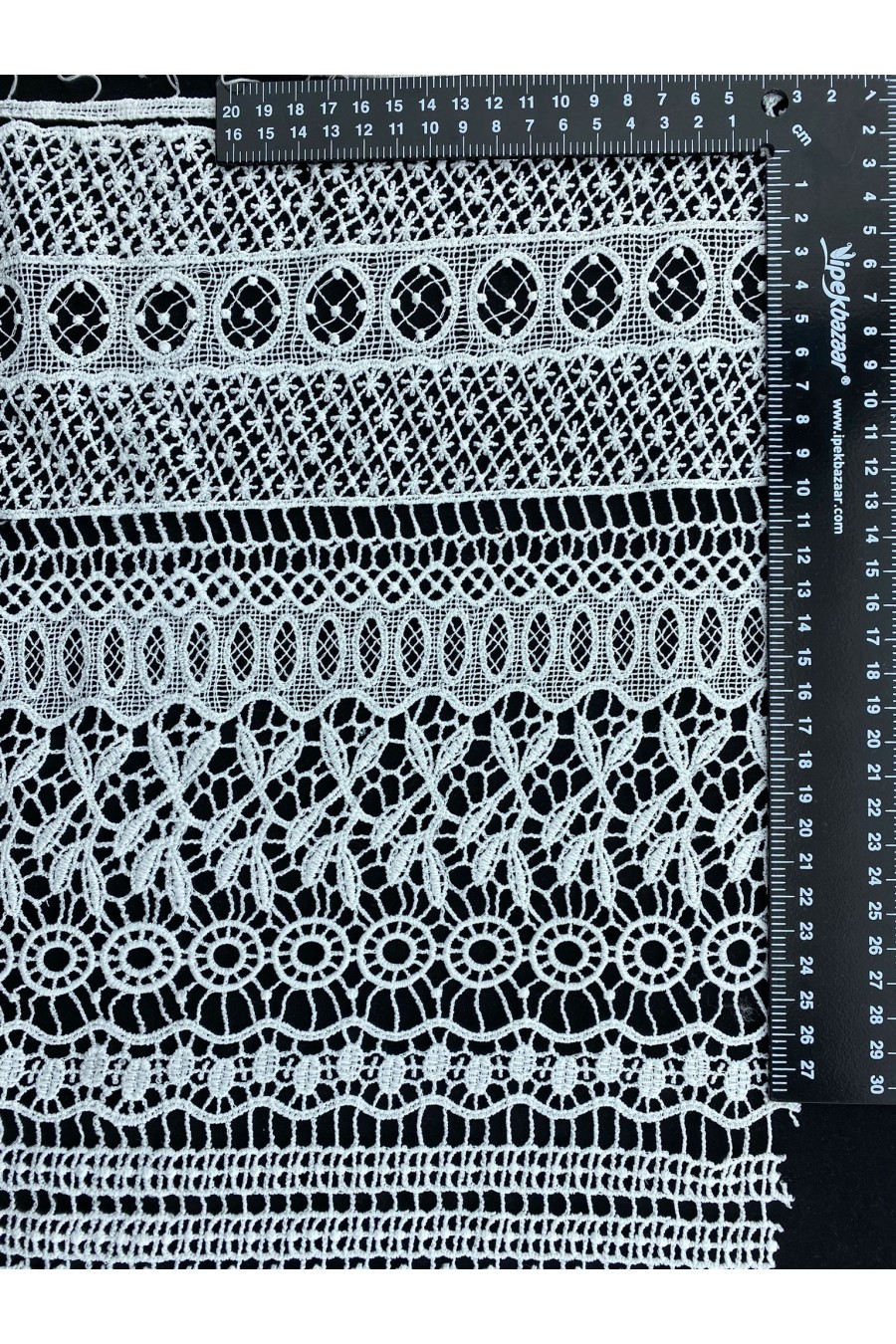 Ham Mat Polyester Brode Kumaş, 130 cm